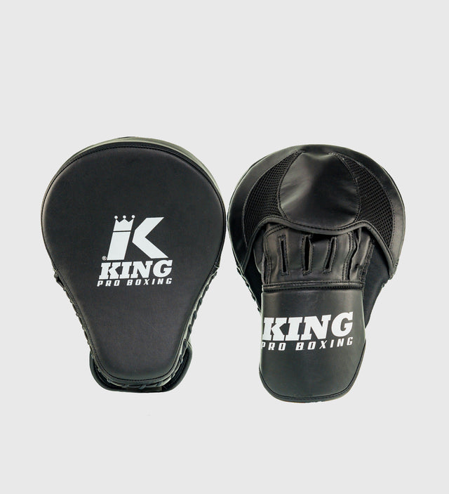 King Pro Boxing Handpads Revo - Black/White - Focus mitts