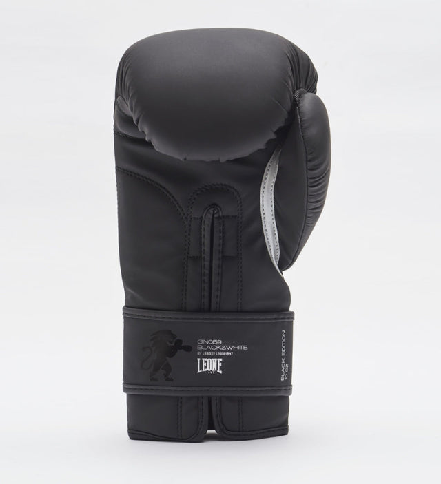 Leone (Kick)Bokshandschoenen GN059 - Zwart/Zwart - (Kick)Bokshandschoenen