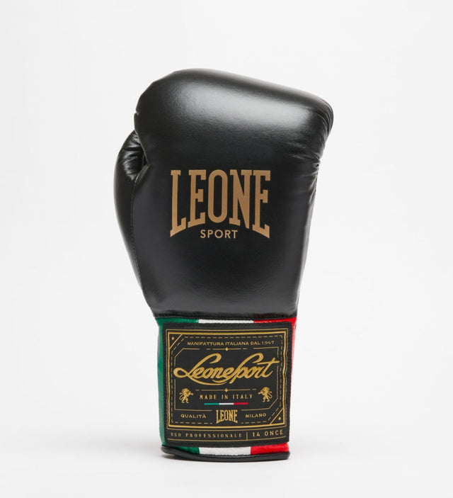 Leone Sport Boxing gloves with lace closure - Orlando Classic - Black - Boxing gloves