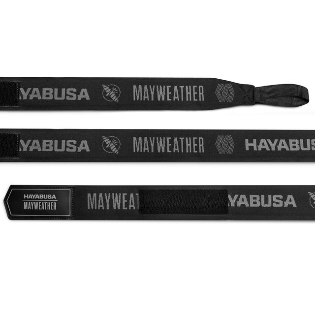 Hayabusa x Mayweather Bandages Deluxe - Zwart/Grijs