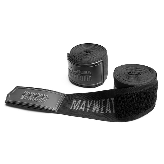 Hayabusa x Mayweather Bandages Deluxe - Zwart/Grijs