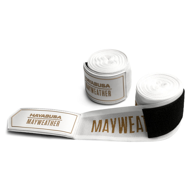 Hayabusa x Mayweather Bandages Deluxe - Wit/Goud