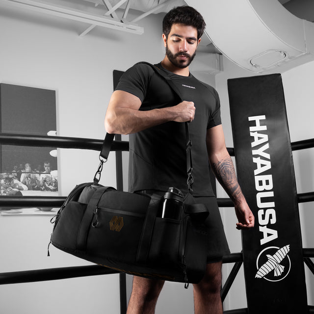 Hayabusa x Mayweather Sporttas Airstream - Zwart/Goud