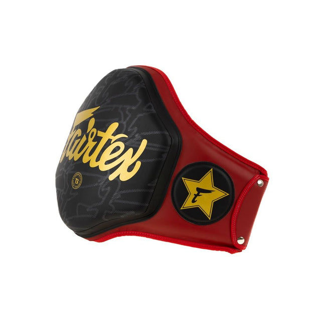 Ochraniacz brzucha Fairtex FXB – czerwony/czarny/złoty