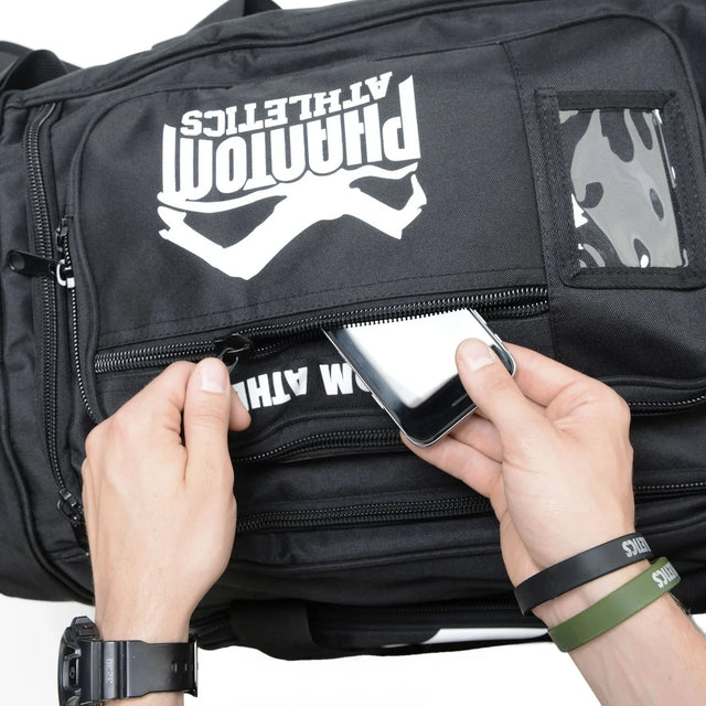 Torba sportowa Phantom 'Team' – Czarna/Biała – Torba sportowa