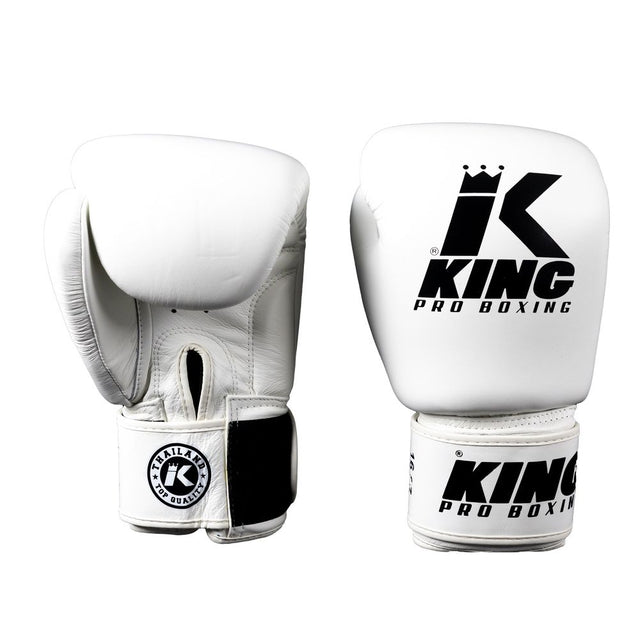 King Pro Boxing Bokshandschoenen BGVL3 - Wit/Zwart