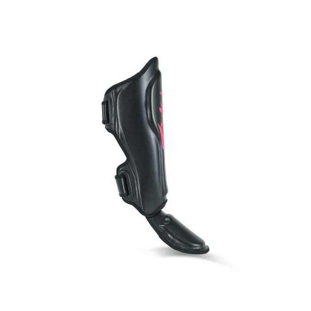 Fairtex Kickboxing Shin Guards FXB - Black/Pink