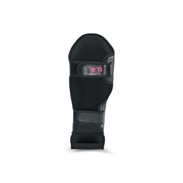Fairtex Kickboxing Shin Guards FXB - Black/Pink