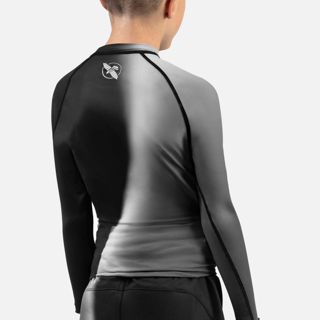 Hayabusa Rashguard Apex Nova Lange Mouwen Kinderen - Zwart