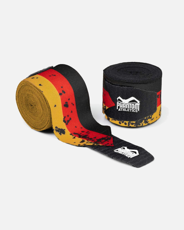 Phantom Athletics Bandages - Zwart/Rood/Goud