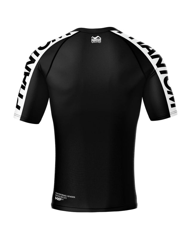 Phantom Athletics Rashguard EVO Apex Krátké rukávy – Černý