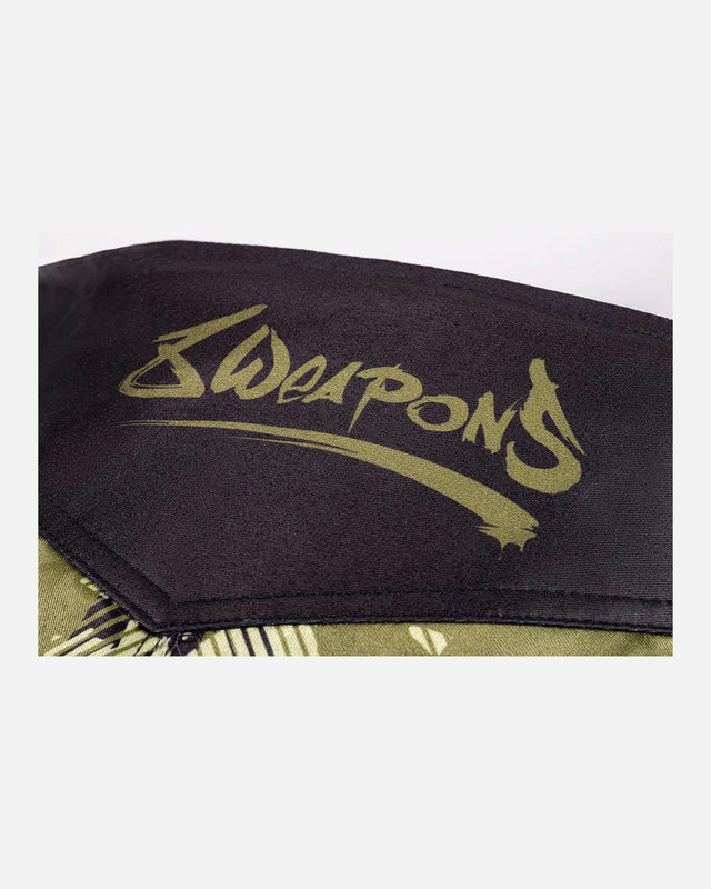 8 WEAPONS MMA Shorts Hit 2.0 – Olive/Black