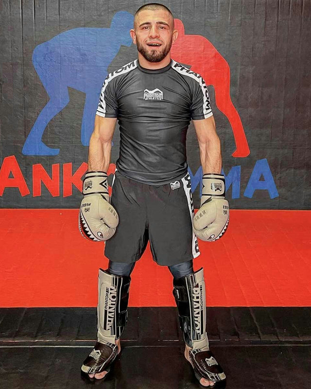 Phantom Athletics Rashguard EVO Apex Krátké rukávy – Černý
