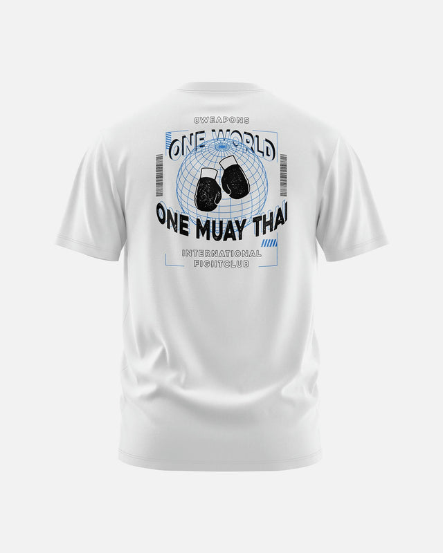 8 WEAPONS T-Shirt 1W1MT Oversize – White