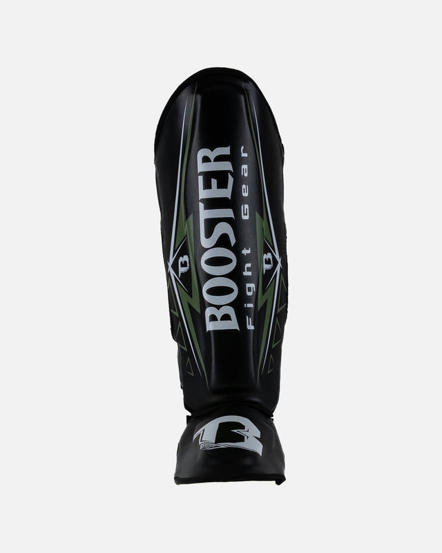 Booster Scheenbeschermers Warrior - Zwart