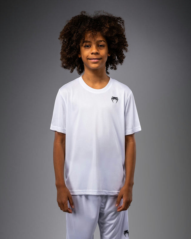 Tricou Venum Lineup Mâneci Scurte Copii – Alb/Negru