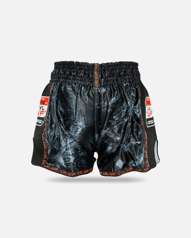 Spodenki Muay Thai LVL UP Stadium – Czarne