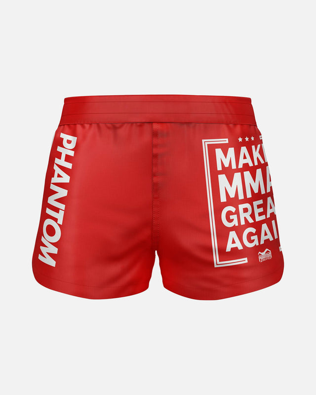 Phantom Athletics MMA Shorts Fusion-R Make MMA Great Again - Rood