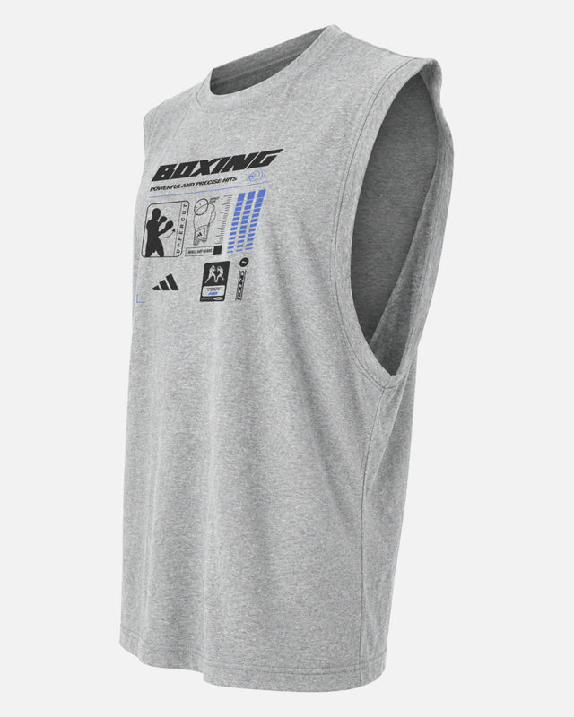 Camiseta Adidas T-Shirt Boxing Graphic Line SL – Gris