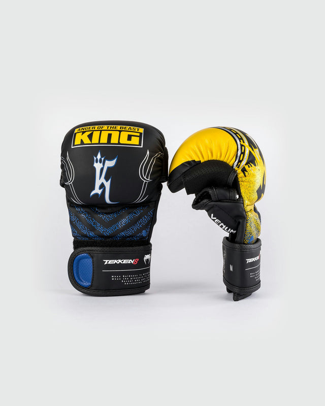 Guantes de MMA Venum x TEKKEN 8 King - Negro/Amarillo