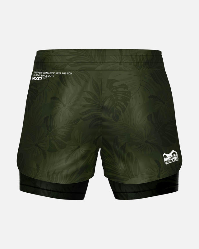 Spodenki MMA Phantom Athletics Fusion 2in1 – Zielone