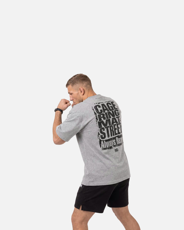 Koszulka Phantom Athletics Cage Ring Mat Street – Szara