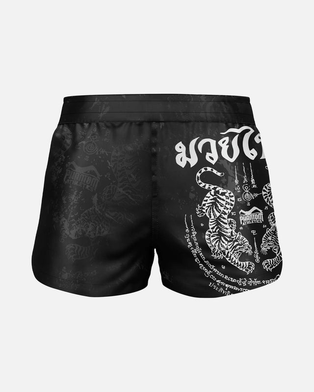 Shorts de Muay Thai Phantom Athletics Fusion – Noir