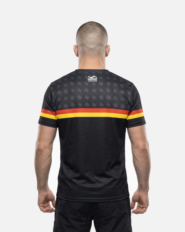 Koszulka Phantom Athletics EVO+ Germany – Czarna/Czerwona/Złota