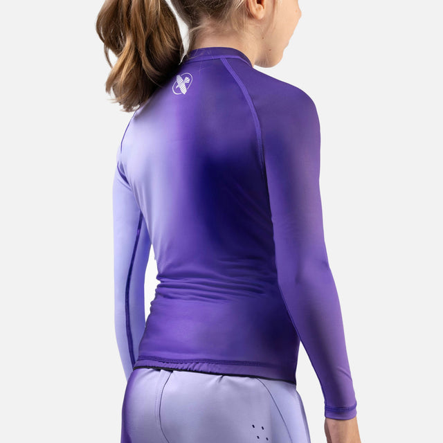 Hayabusa Rashguard Apex Nova Lange Mouwen Kinderen - Paars