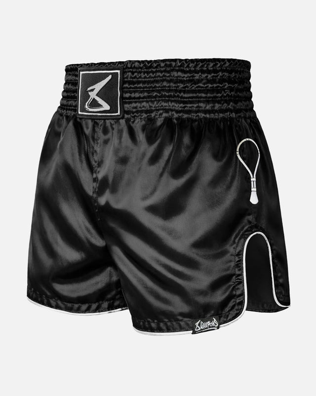 8 WEAPONS Muay Thai Shorts Mongkol – Black/White