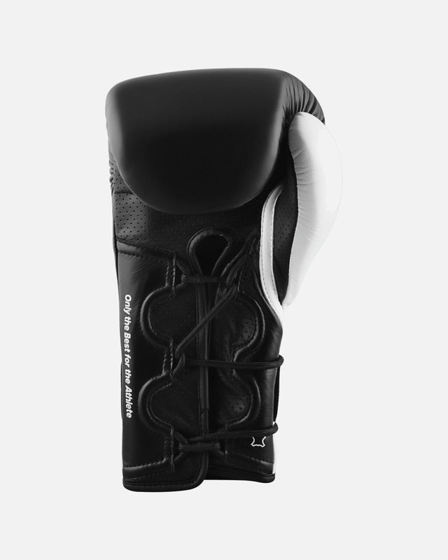 Adidas Hybrid 350 Duo Lace Boxing Gloves – Black/White