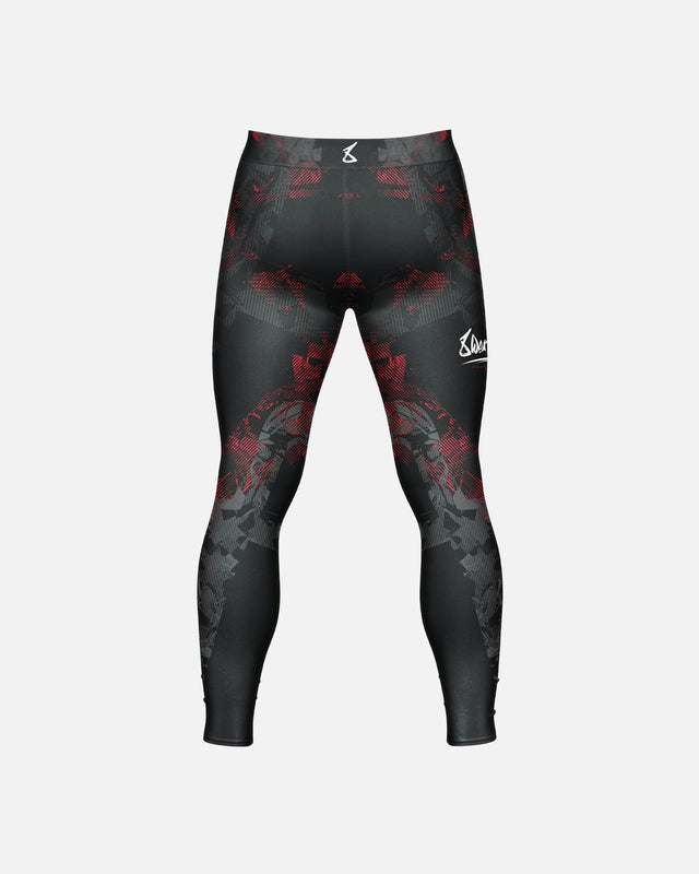 8 WEAPONS Compressiebroek Hit 2.0 - Zwart/Rood