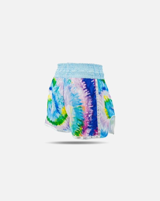 Spodenki Muay Thai Booster TBT Swirl – Niebieskie