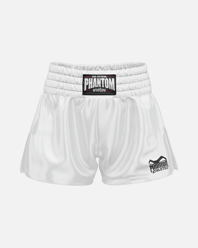Shorts de Muay Thai Phantom Athletics Team – Blanc
