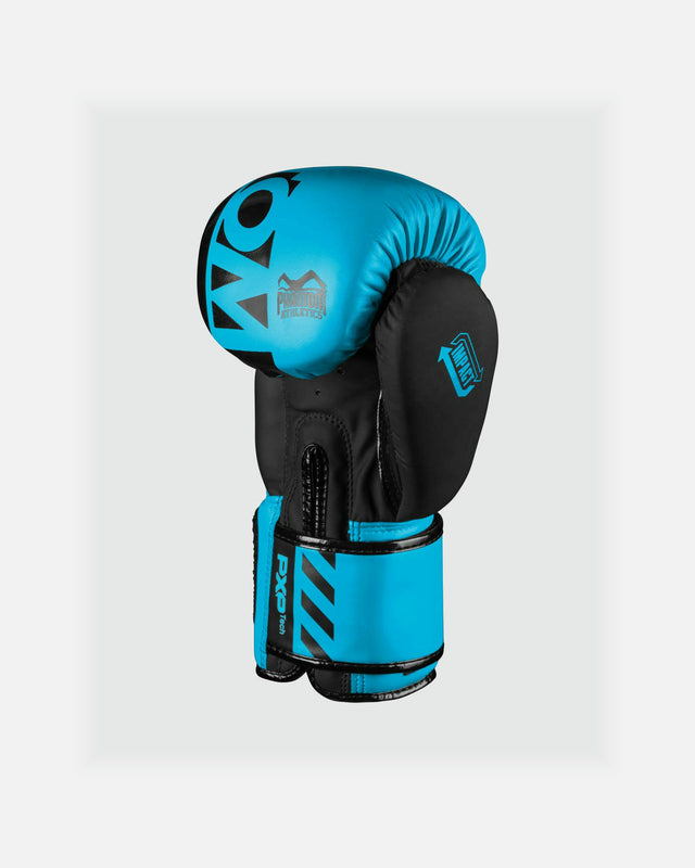 Rękawice bokserskie Phantom Athletics APEX – Neon Niebieski