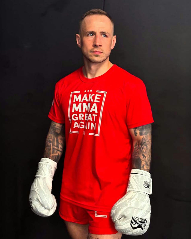 Pantaloncini MMA Phantom Athletics Fusion-R Make MMA Great Again – Rosso