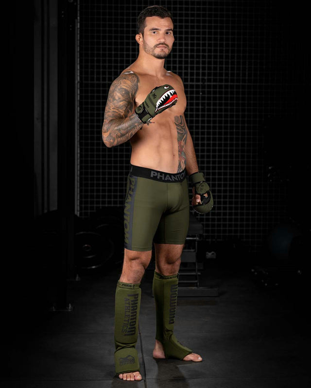 Phantom Athletics MMA Handschoenen Fight Squad - Legergroen