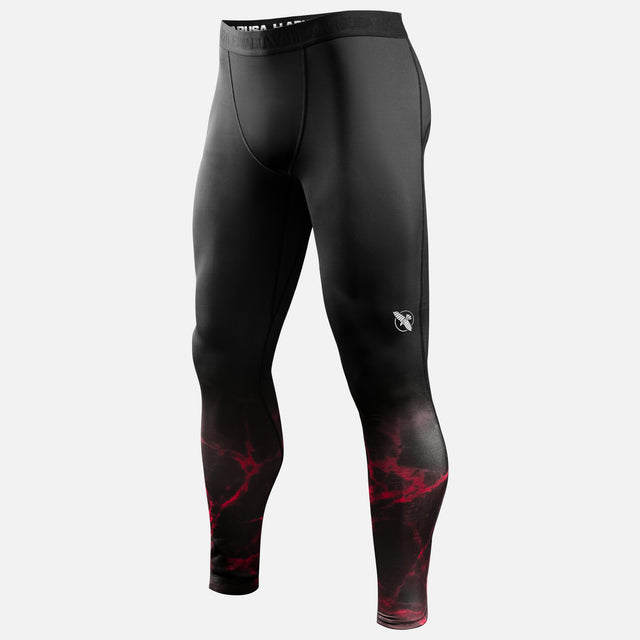 Hayabusa x UFC BJJ Compression shorts – Black/Red