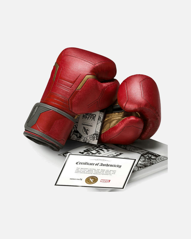 Hayabusa x Marvel Bokshandschoenen Iron Man - Rood/Goud