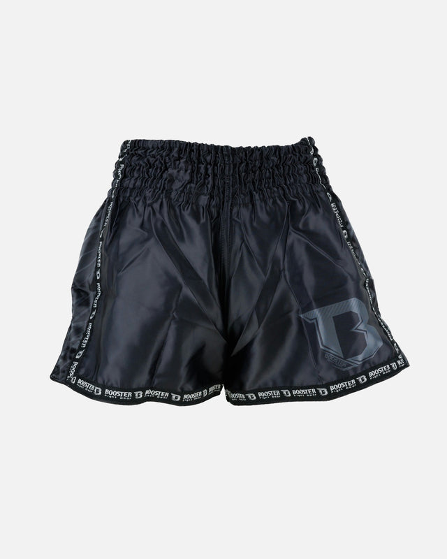 Spodenki Muay Thai Booster Combat Series 4 Dziecięce – Czarne