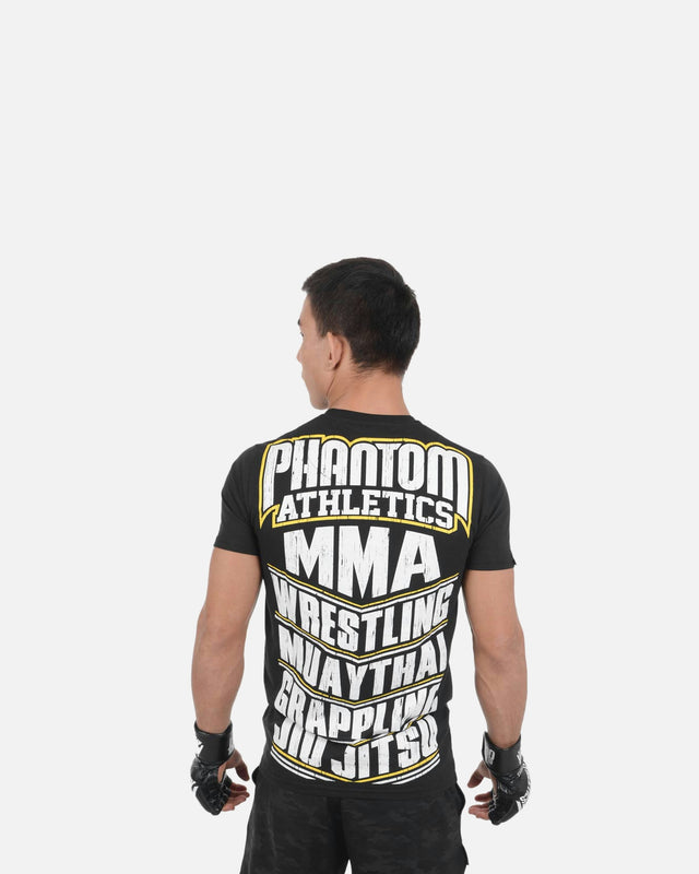 Phantom Athletics T-Shirt MMA Sports - Zwart