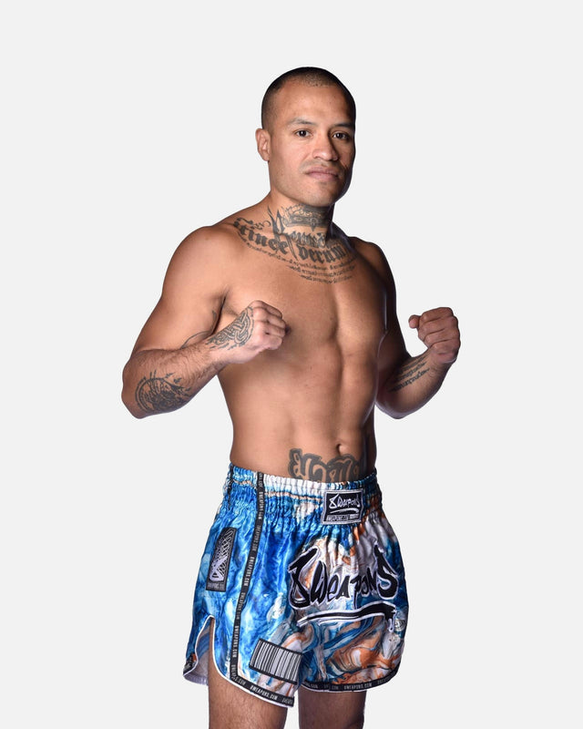 Spodenki Muay Thai 8 WEAPONS Vivo Vertigo – Wielokolorowe