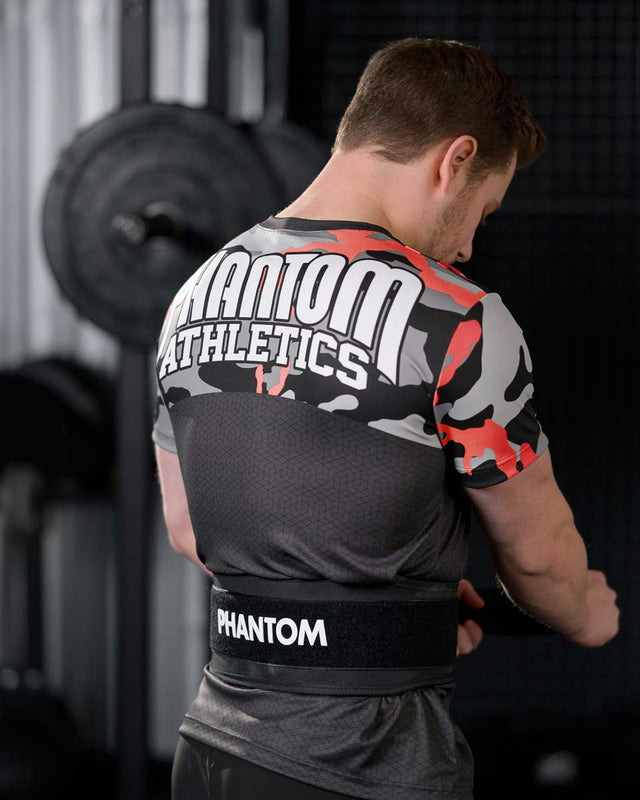 Phantom Athletics EVO Camo träningströja – Röd