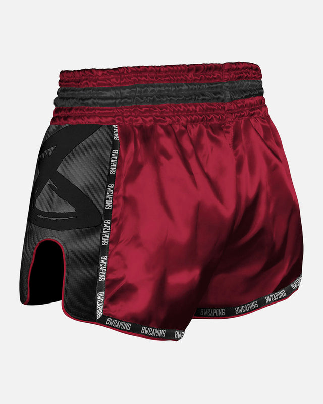 8 WEAPONS Muay Thai Shorts Carbon – Red