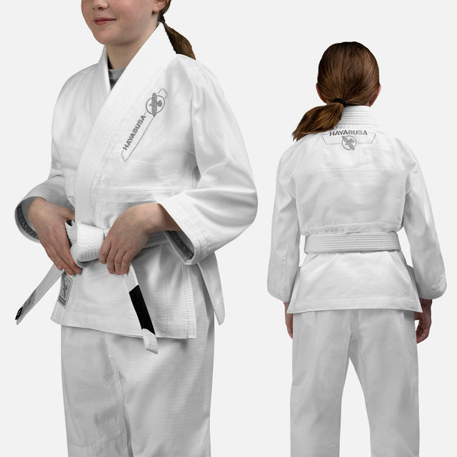 Hayabusa BJJ Gi Essential Kinderen - Wit