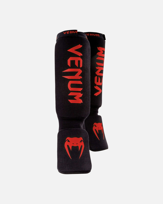 Venum Kontact Shin Guards – Black/Red