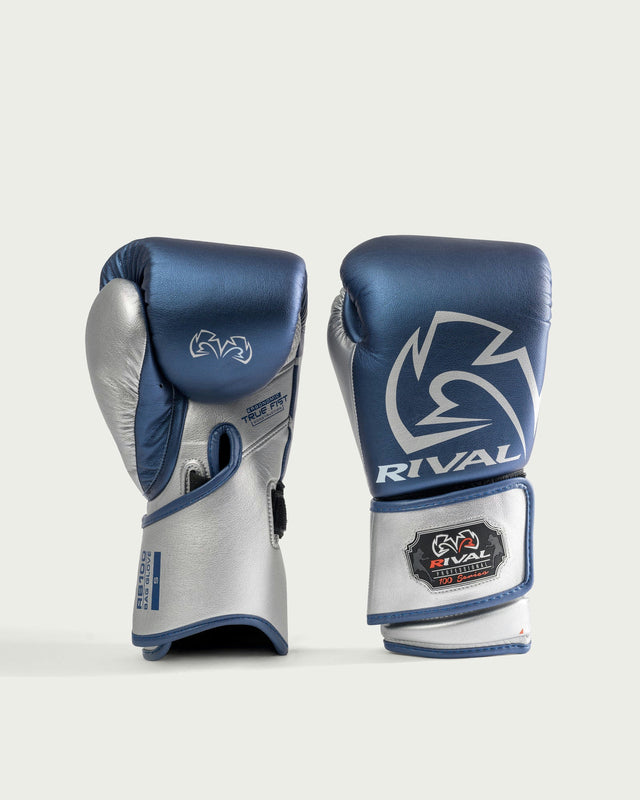 Rękawice workowe Rival RB100 Professional – Niebieskie/Srebrne
