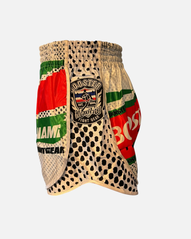 Muay Thai trenky Booster Suriname – Bílé