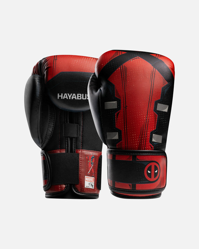 Hayabusa x Marvel Boxing gloves Deadpool – Red/Black
