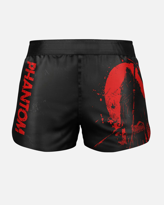 Phantom Athletics MMA Shorts Fusion-R Reaper – Black/Red